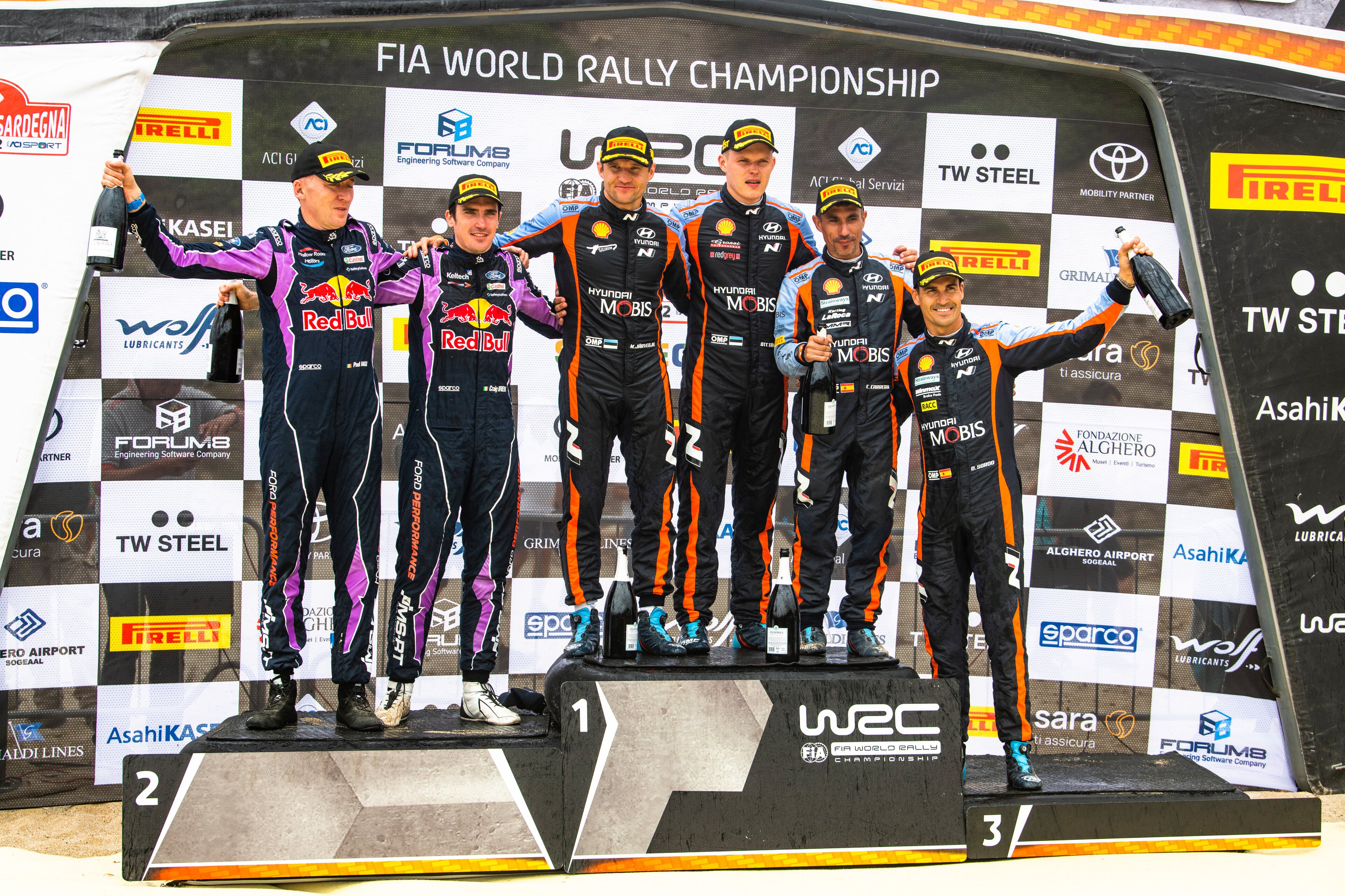 Ott Tänak, Craig Breen, Dani Sordo